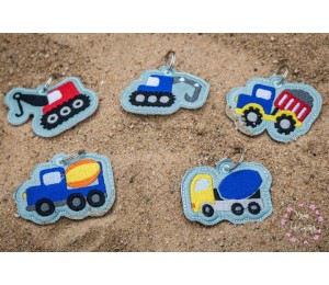 ITH Stickserie - Anhänger Baustelle